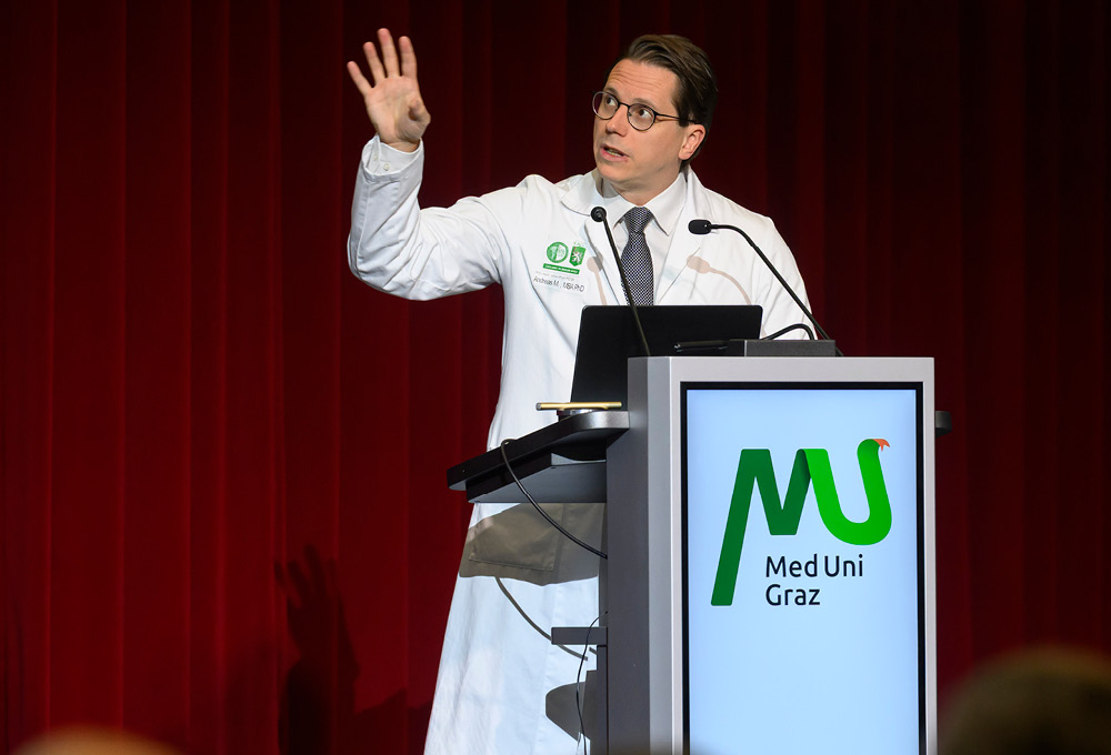 Martin Andreas bei seiner Antrittsvorlesung