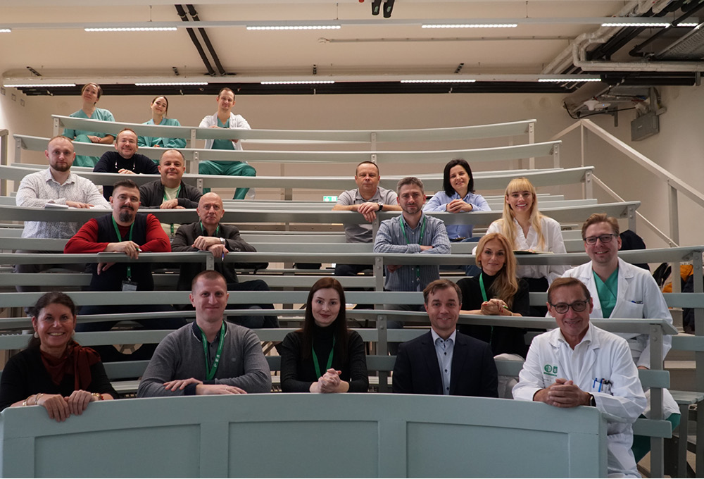 Ukrainische Chirurg*innen an der Med Uni Graz