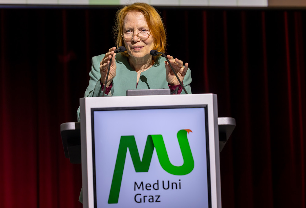 Gabriele Czarnowski bei ihrer Dankesrede