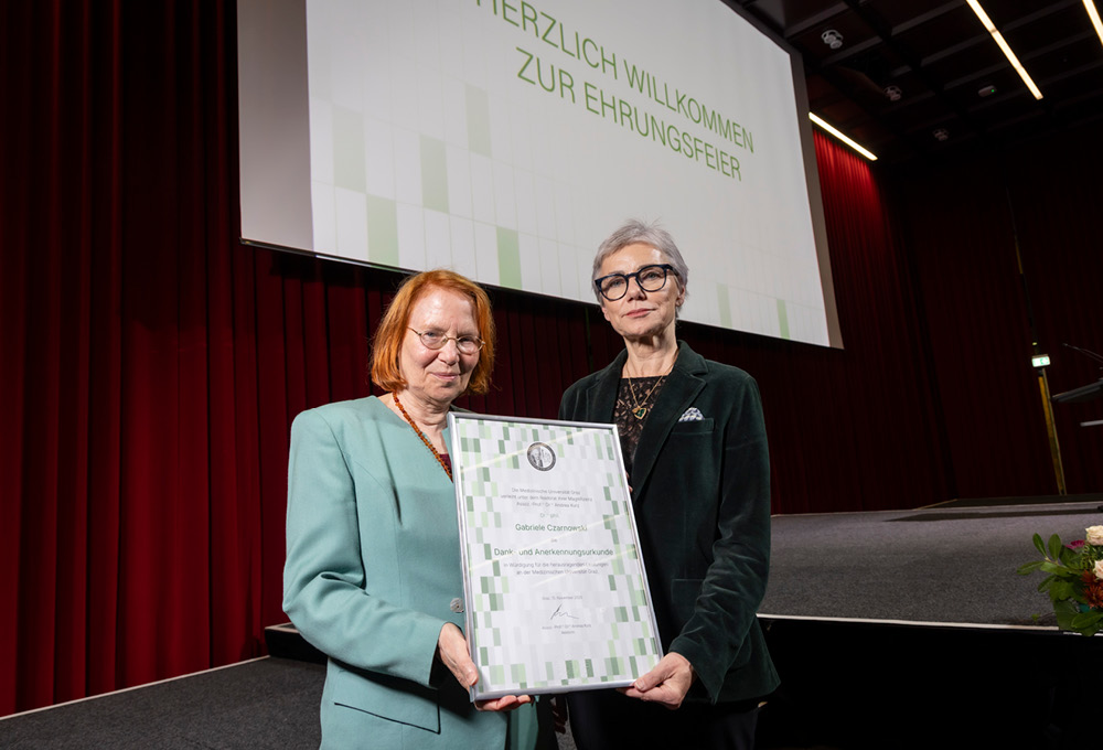 Gabriele Czarnowski wurde geehrt