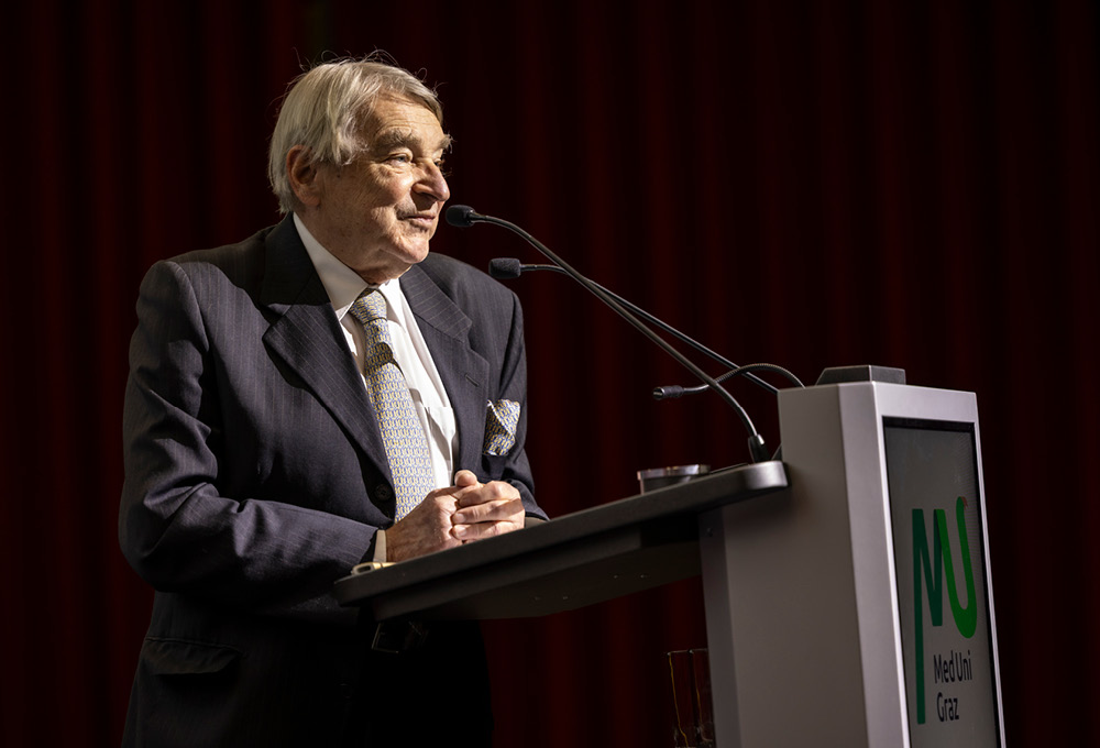 Günter Krejs bei seiner Dankesrede