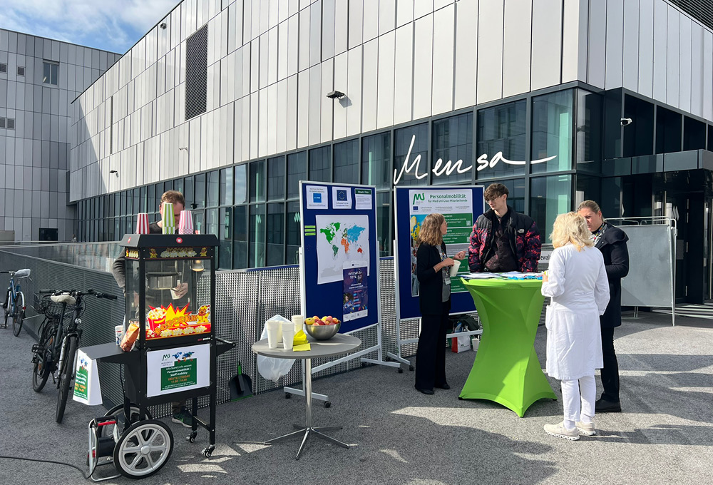 Infostand zur Personalmobilität