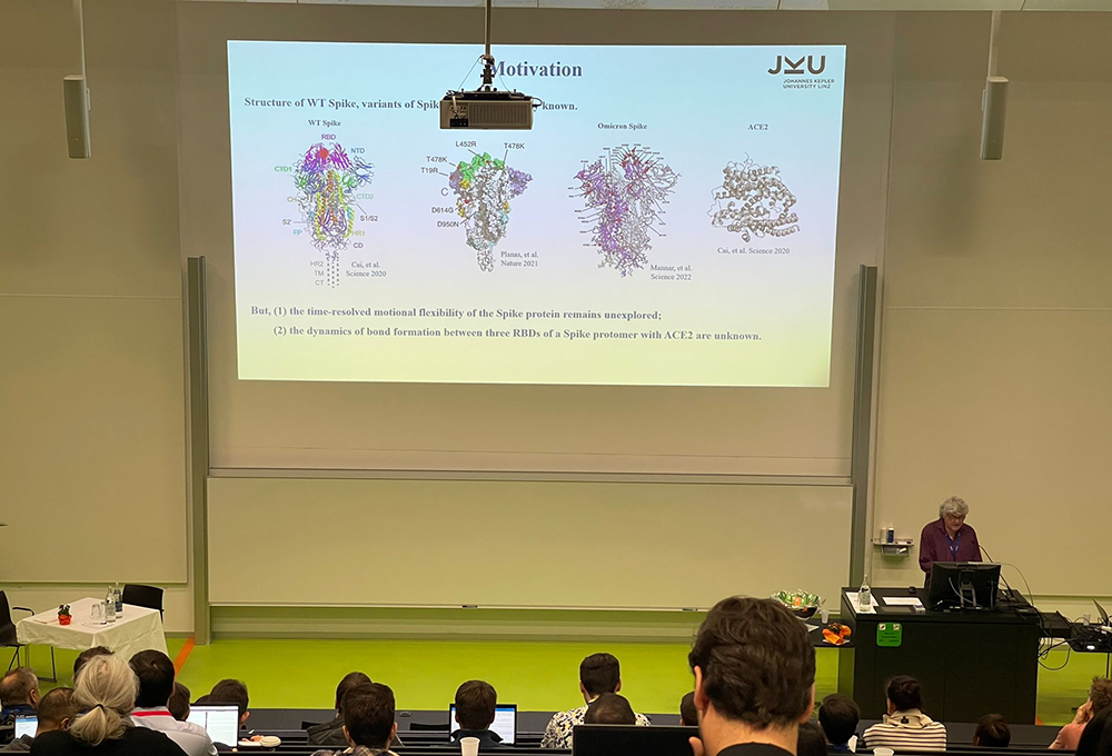 BioTechMed-Graz Plenary Lecture von Peter Hinterdorfer. 