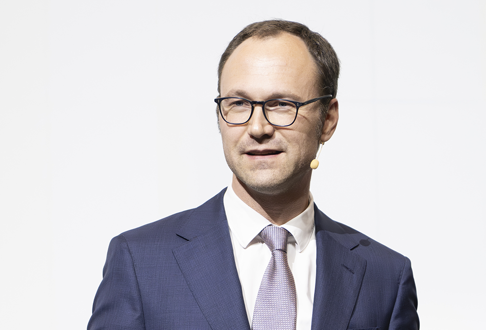 Nikolaus Kneidinger bei seiner Antrittsvorlesung.