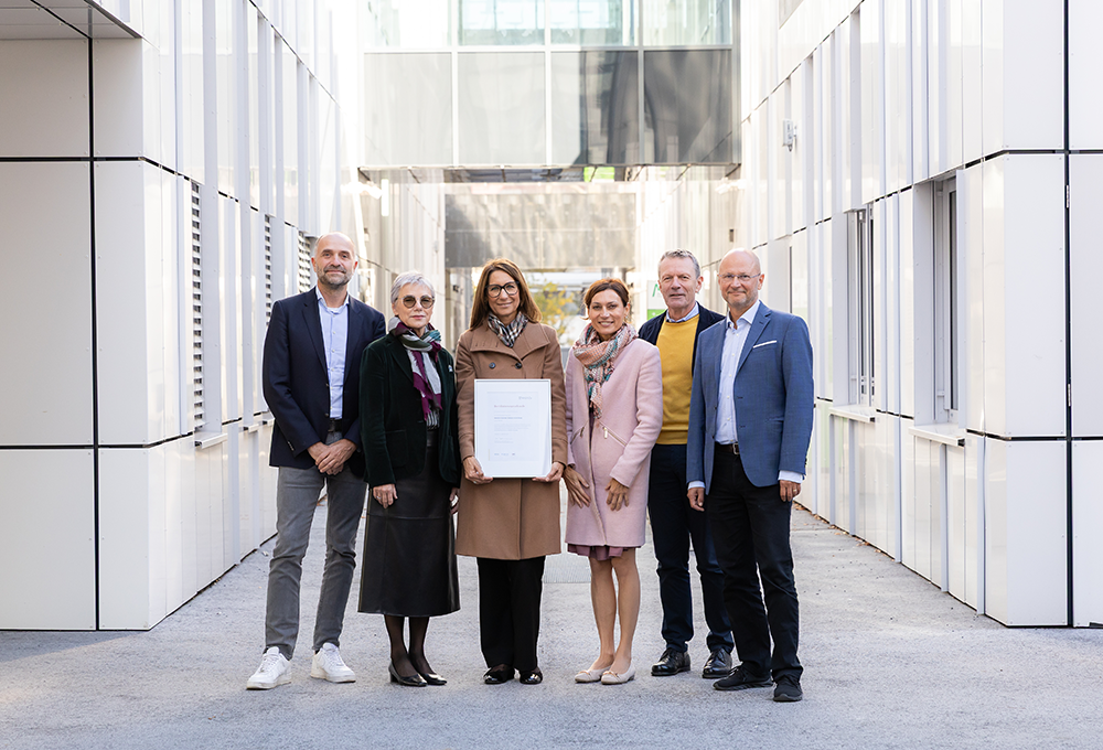 Erwin Petek, Andrea Kurz, Manuela Marasek-Sternad, Manuela Maria Groß, Alexander Rosenkranz, Akos Heinemann. - Credit: Med Uni graz/Monika Wittmann