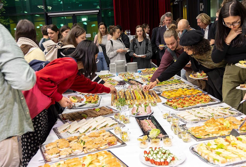 Zum Abschluss gab es ein üppiges Buffet.